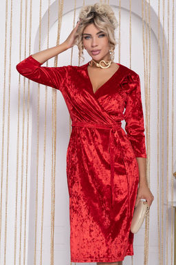 Платье Зимняя роза (красное) П12192-35 - Lt collection фото 6