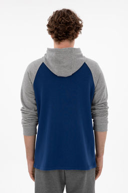 Кардиган U.S. Polo Assn Indigo Örme индиго из хлопка