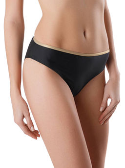 ESLI Трусы с эффектной золотой окантовкой AMBITION 0317 черный