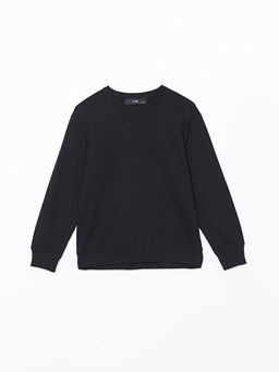 Bisiklet Yaka K?z ?ocuk Sweatshirt