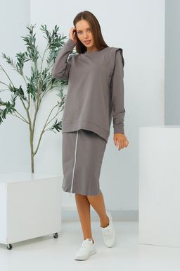 Джемпер женский 292L3-21 т,серый - Solo mio фото 4