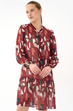 Платье Нежный акцент  2 (красный)