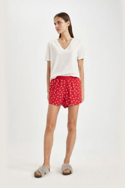 Fall in Love Regular Fit Dokuma Sort Pijama Alt?