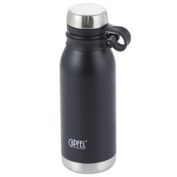 51026 GIPFEL Термос вакуумный DUBLIN 500 мл. Материал: нерж. сталь 304, пластик. Цвет: черный.