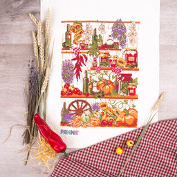 Набор для вышивания PANNA KT-7006 Кладовая осени 23 х 32.5 см