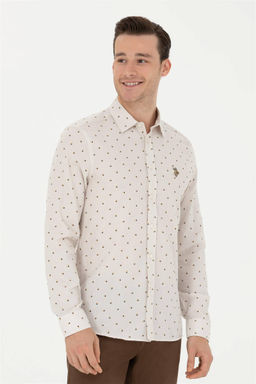 Мужская рубашка с длинным рукавом Stone - U.s. polo assn фото 3