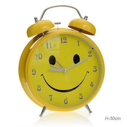 Будильник Смайлик 30 см / 6080-10 /уп 10/ - Галеонтрейд фото 2