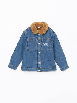 K?rkl? Erkek ?ocuk Jean Ceket