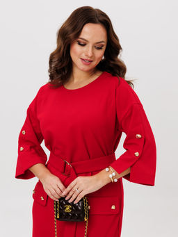 Платье Galean Style 998 красный фото 3