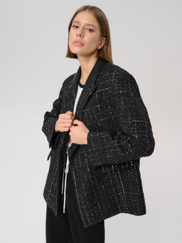 Пиджак женский 12421-34022 black - Eleganzza фото 4