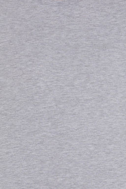 U. S. Polo Assn Мужская серая меланжевая базовая футболка с круглым вырезом - U.s. polo assn фото 6