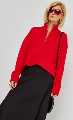 Джемпер FW-3519 red - Fine joyce фото 9