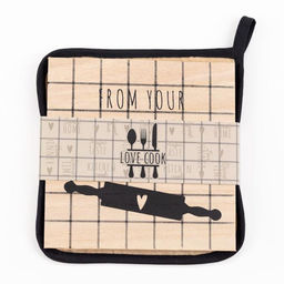Набор кухонный Homemade: прихватка, подставка под горячее - Доляна фото 7