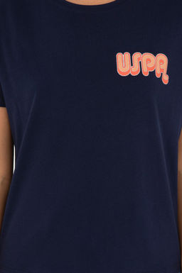 Женская темно-синяя футболка - U.s. polo assn фото 13