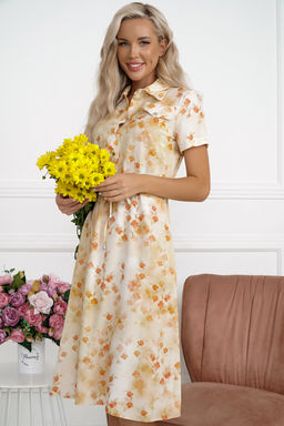 Платье Open Style 6879 желтый