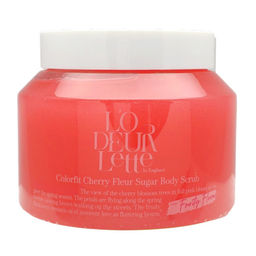 Скраб для тела парфюмированный Вишня Флер - In England Colorfit Cherry Fleur Sugar Body Scrub, 500 гр