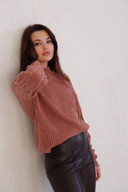 10370 Свитер в цвете розовое какао - Martichelli фото 21