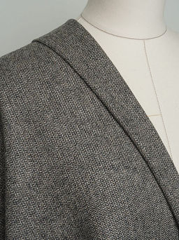 Шерсть пальтово-костюмная Твид Мелкая елочка цв.черный/бежевый, ш.1.5м, шерсть-40%, п/э-60% - Купава фото 12