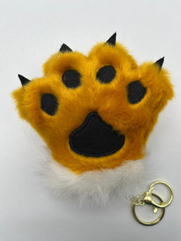Мягкая игрушка брелок Лапка тигра меховая в ассортименте - Storyland фото 4