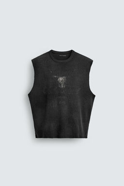 Майка Punto Estampado черная