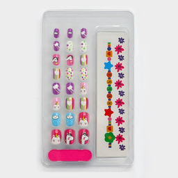 Накладные ногти детские с татуировками Малыши, 24 шт. - Выбражулька фото 2