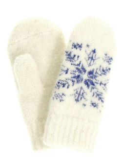 Варежки детские круговые "Снежинка" 0506-4