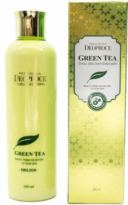 DEOPROCE PREMIUM GREEN TEA TOTAL SOLUTION EMULSION Эмульсия для лица с экстрактом зелёного чая