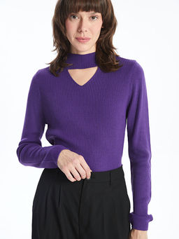 Dik Yaka Kad?n Triko Kazak