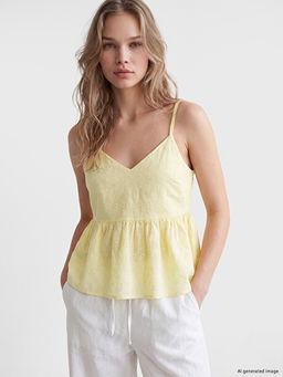 ?p Ask?l? Brode Peplum Bluz