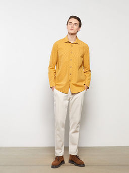 Regular Fit Uzun Kollu Desenli Erkek G?mlek