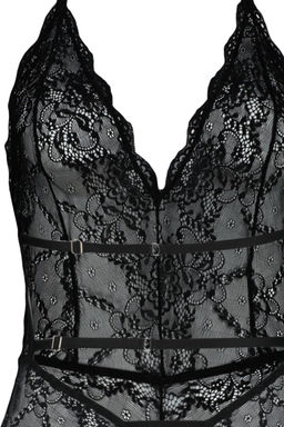 TRENDYOLMILLA Siyah Dantelli Ip Ask?l? C?tc?tl? Orme Body THMAW23BD00009  фото 7