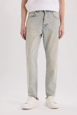 90s Slim Fit Dar Kal?p Yuksel Bel Dar Paca Pamuklu Jean Pantolon - Defacto фото 2
