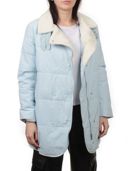 S24-236 LT. BLUE Куртка демисезонная женская (100 гр. холлофайбер) - Fashion фото 6