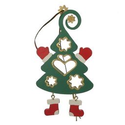 Игрушки ручной работы - Елочка подвеска плоская 6029 - Idh фото 2