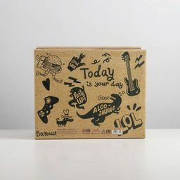 Коробка складная Крафт, 31,2 х 25,6 х 16,1 см - Дарите счастье фото 5