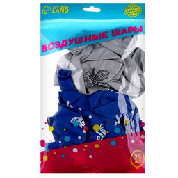 Воздушные шары латексные 12" «С днём рождения. Хоккей», 25 шт.