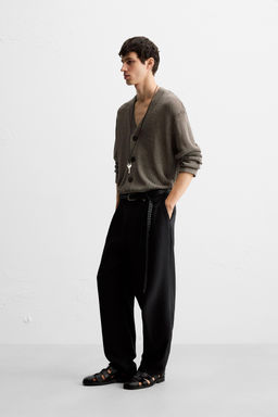 OPEN-KNIT TEXTURED CARDIGAN - Zara фото 4