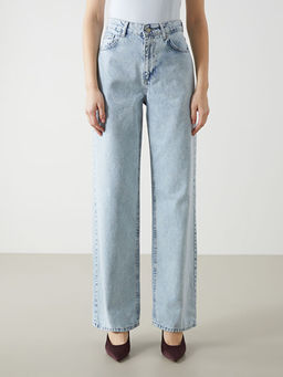 Baggy Fit Kad?n Jean Pantolon