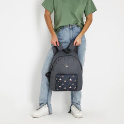 Рюкзак текстильный Утки, с карманом, цвет серый - Nazamok фото 9