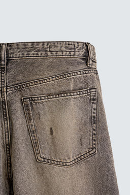 JEANS BAGGY FIT / Gris / Tostado