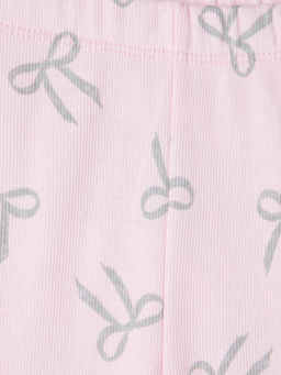 Bask?l? K?z ?ocuk Pijama Alt