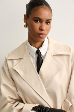 Тренч двубортный с поясом - Mollis фото 2