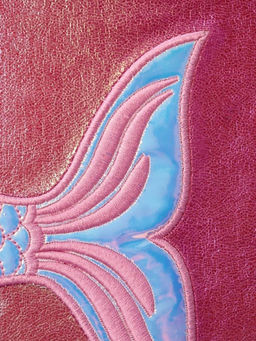 Блокнот плюшевый "Mermaid", red, 14,5х21 см, плотность 80 гр.