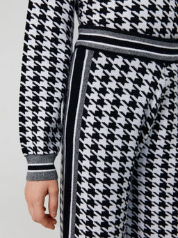 ACOOLA / Брюки детские для девочек Alda pt черно-белый  фото 4