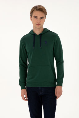 Erkek Koyu Ye_il Basic Sweatshirt Sepette S_rpriz _ndirim - U.s. polo assn фото 15