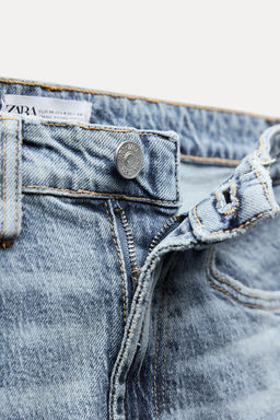HIGH-RISE STOVE PIPE TRF JEANS - Zara фото 9