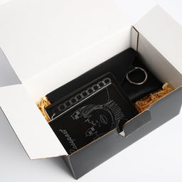 Подарочный набор, поясная сумка, две обложки для паспорта, цвет чёрный - Simaland фото 20