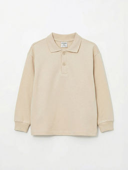 Erkek Bebek Polo Yaka Sweatshirt