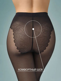 Колготки Omsa Fantastico 40 (50/10) - nero  фото 9