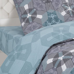 Постельное бельё Токио (бязь премиум) Евро/Пододеяльник: 1 шт. - 215*200; Простыня: 1 шт. - 220*240; Наволочка: 2 шт. - 70*70; Премиум - Артпостель фото 3